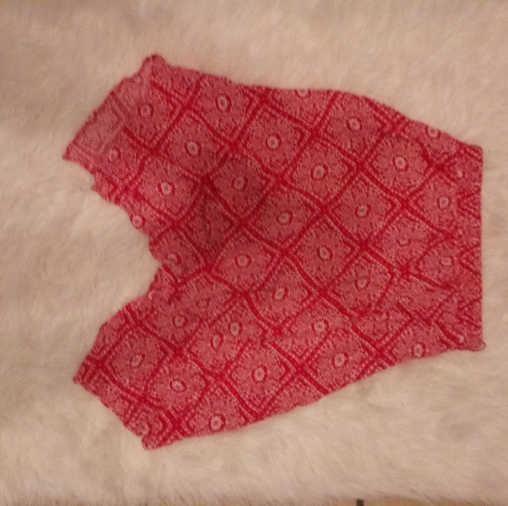 Red skirt